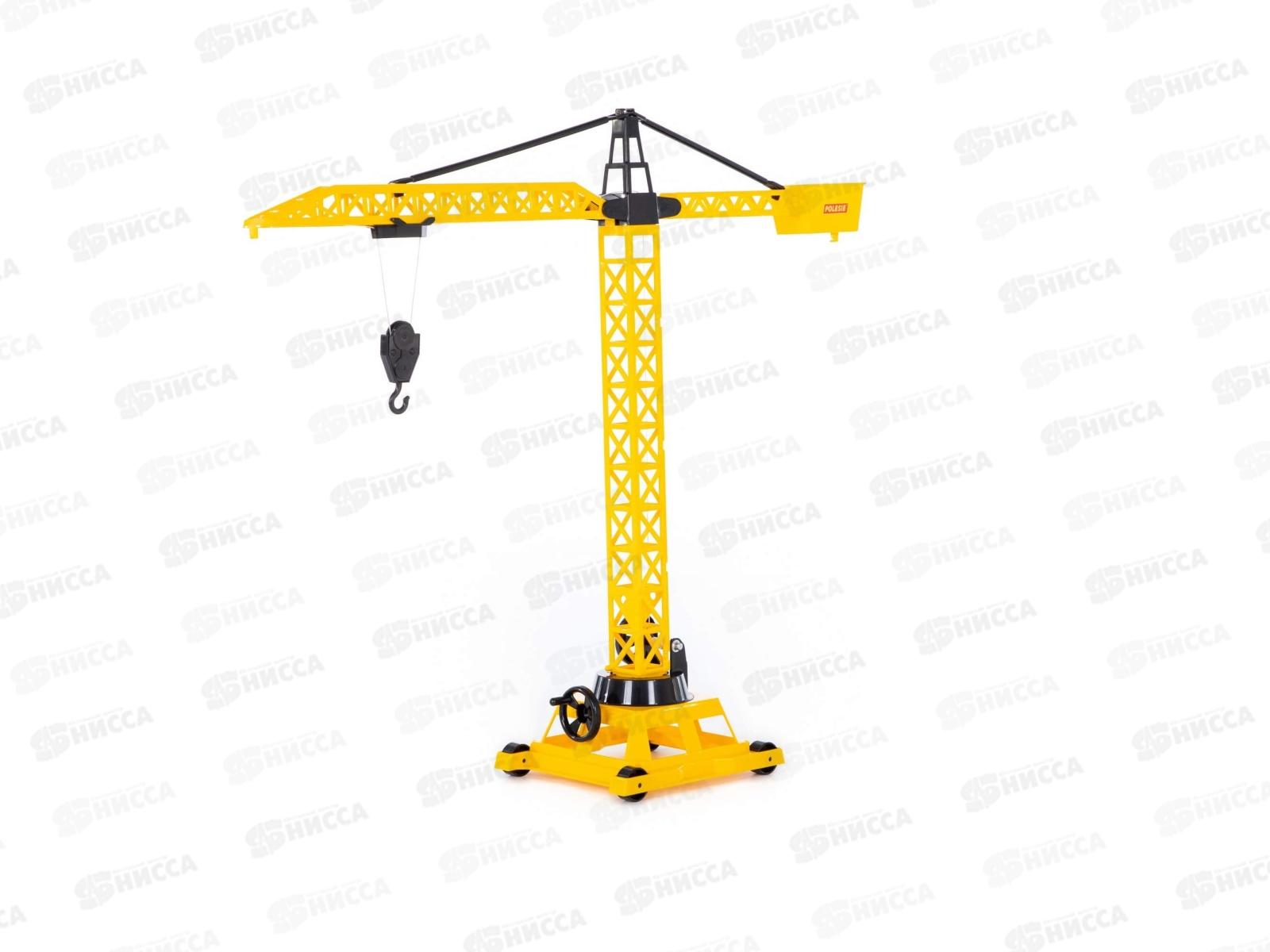 Башенный кран №2, 61355 на колёсиках (в пакете)   *3