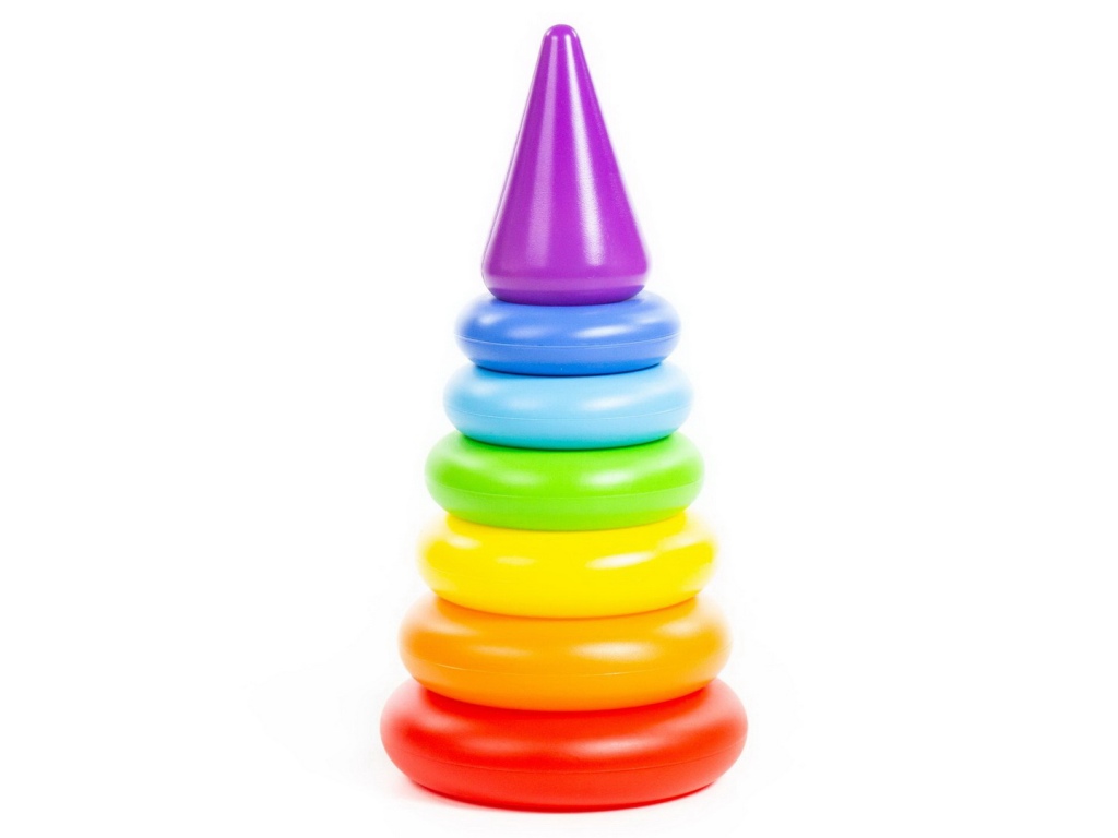 Пирамидка 8 элементов, h=280мм, 62376  *15