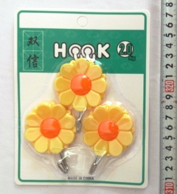 Крючки для полотенец 0251 на липе 3шт  (037190)  Ж