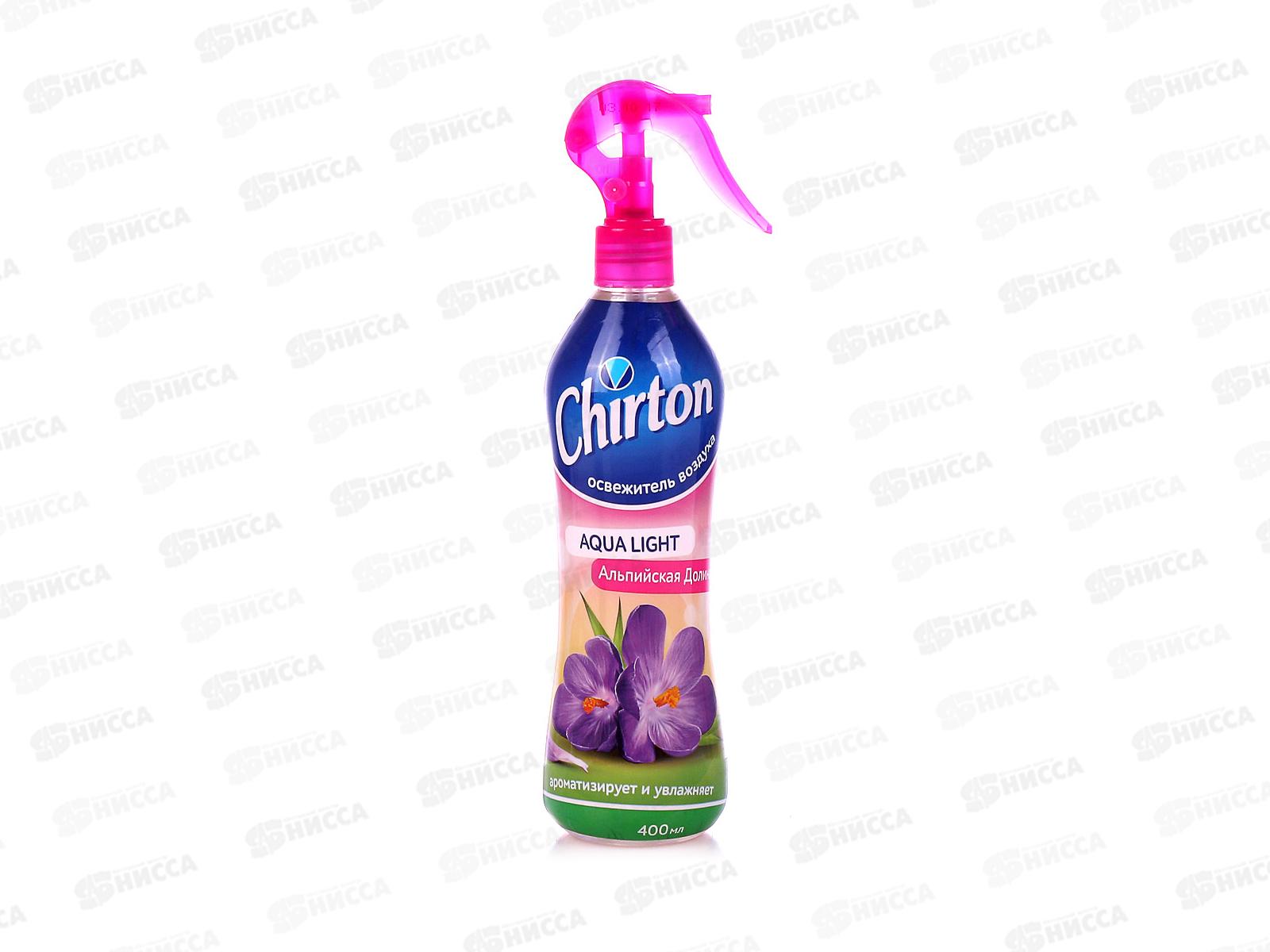 Чиртон освежитель воздуха водный Альпийская долина 400мл  *10