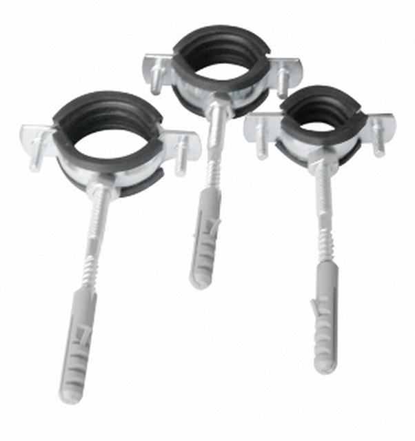 Хомут с гайкой, шпилька-шуруп, дюбель пластиковый 1&quot(32*35) Aqualink *1/200  03726