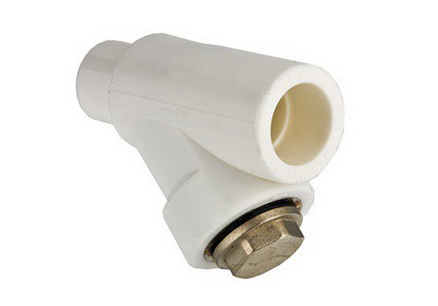 Фильтр сетчатый PP-R DN20 Aqualink косой, 03613 *20/100