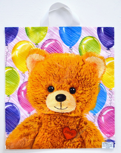 Пакет сумка ПНД 38*42 Топтыжка *25/500