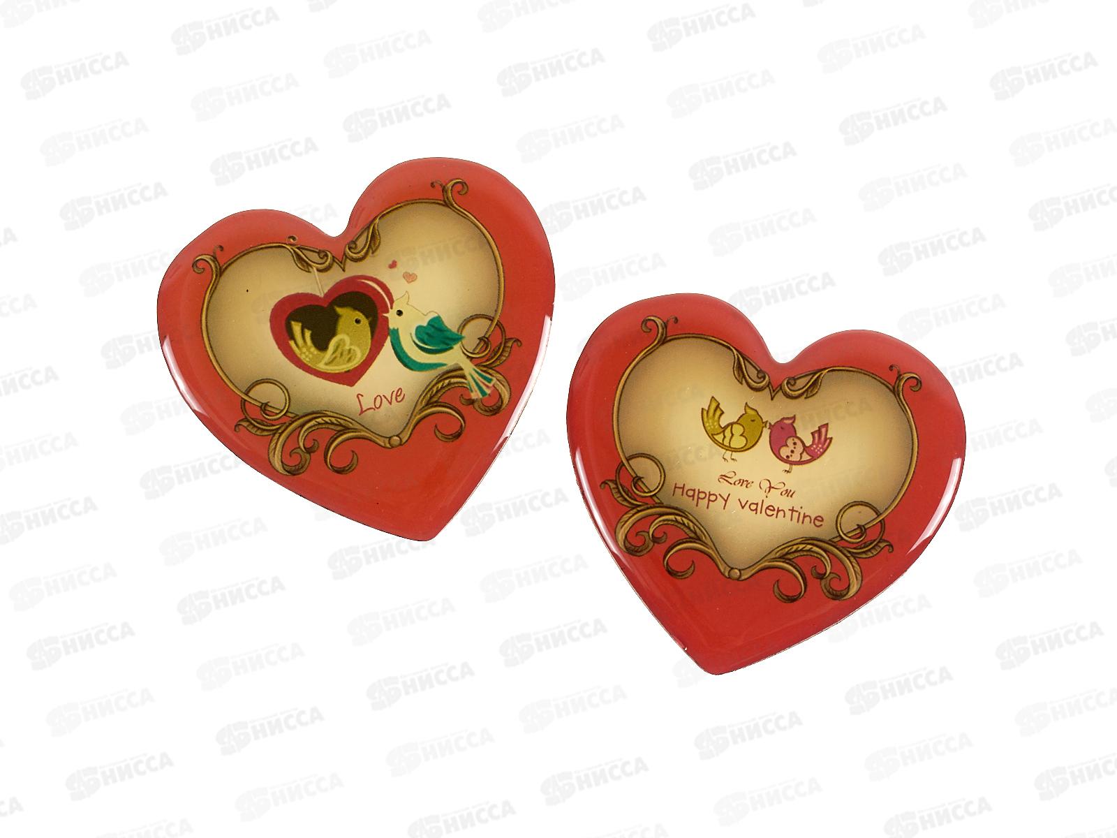 Магнит Сердце 5см пвх В-212 051466 *48  Б