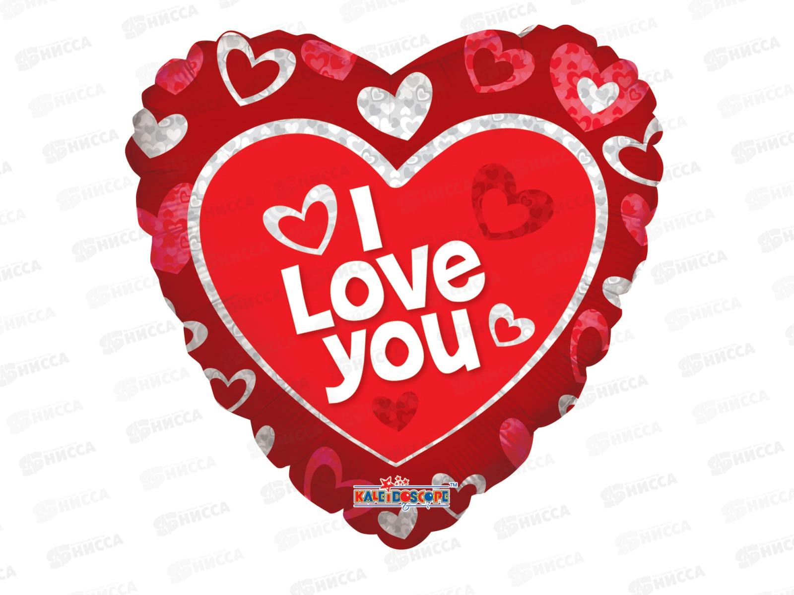 Шар фольгированный фигура Сердце 028644 *20  Б