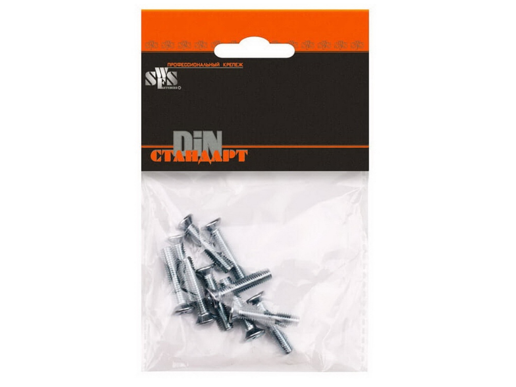 Винт (DIN965) М6*16 (12шт), пакетик, СВФС
