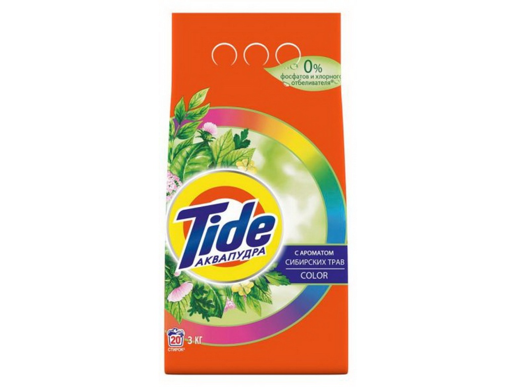 ТАЙД  автомат 3кг Колор с ароматом Сибирских трав *6