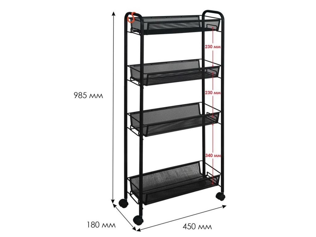 Этажерка &quotЛадья&quot 14К  ассортимент Э372