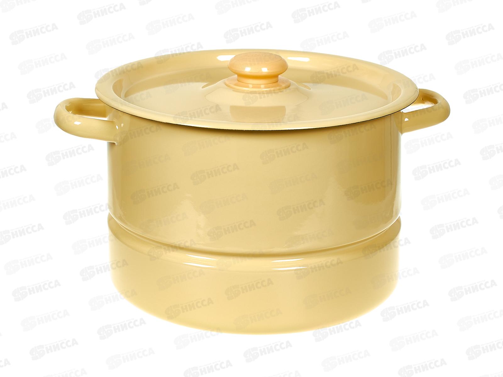 Мантоварка 7,5л палевая 2 вставки с пластмассовой кнопкой С41720.3П  *2