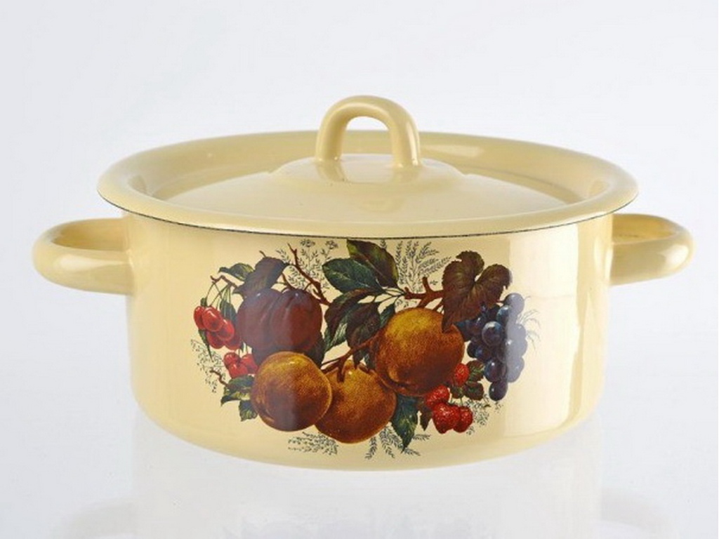 Кастрюля 2,0л цилиндрическая Йогурт, с петлей С1610*44  *2