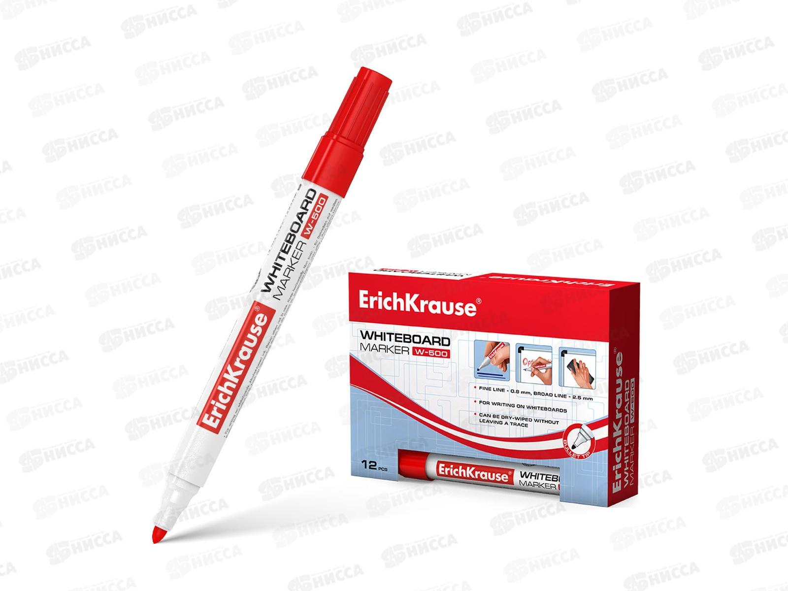 Маркер для доски EK красный, W-500 12847 *12/144