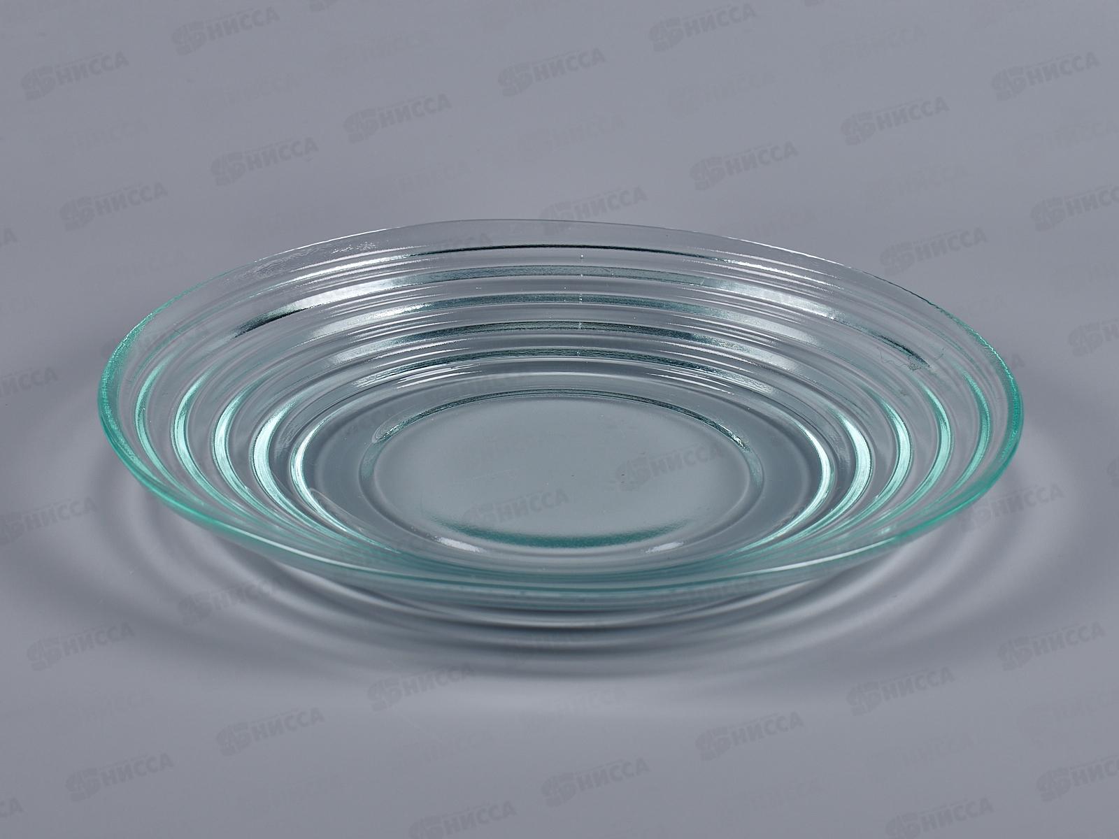 Тарелка 83-100-ф200 "Арго" прозрачная 4840160342