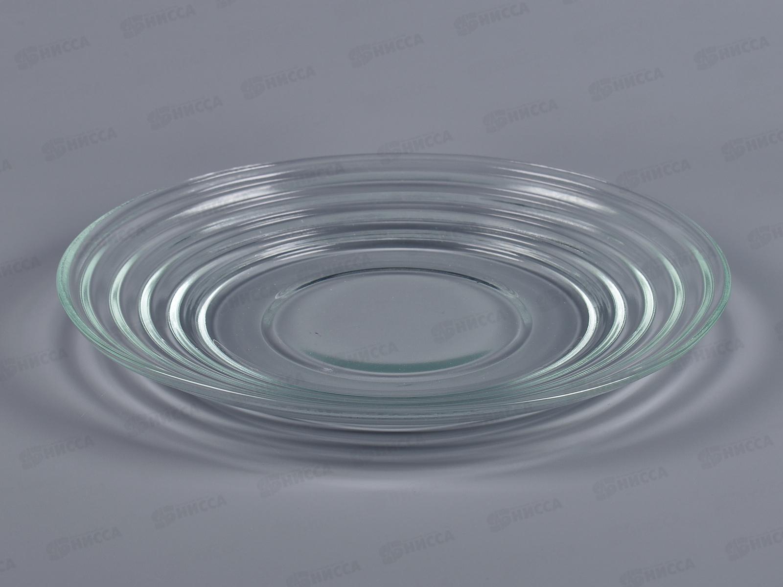 Тарелка 83-101-ф220 "Арго" прозрачная  4840160343