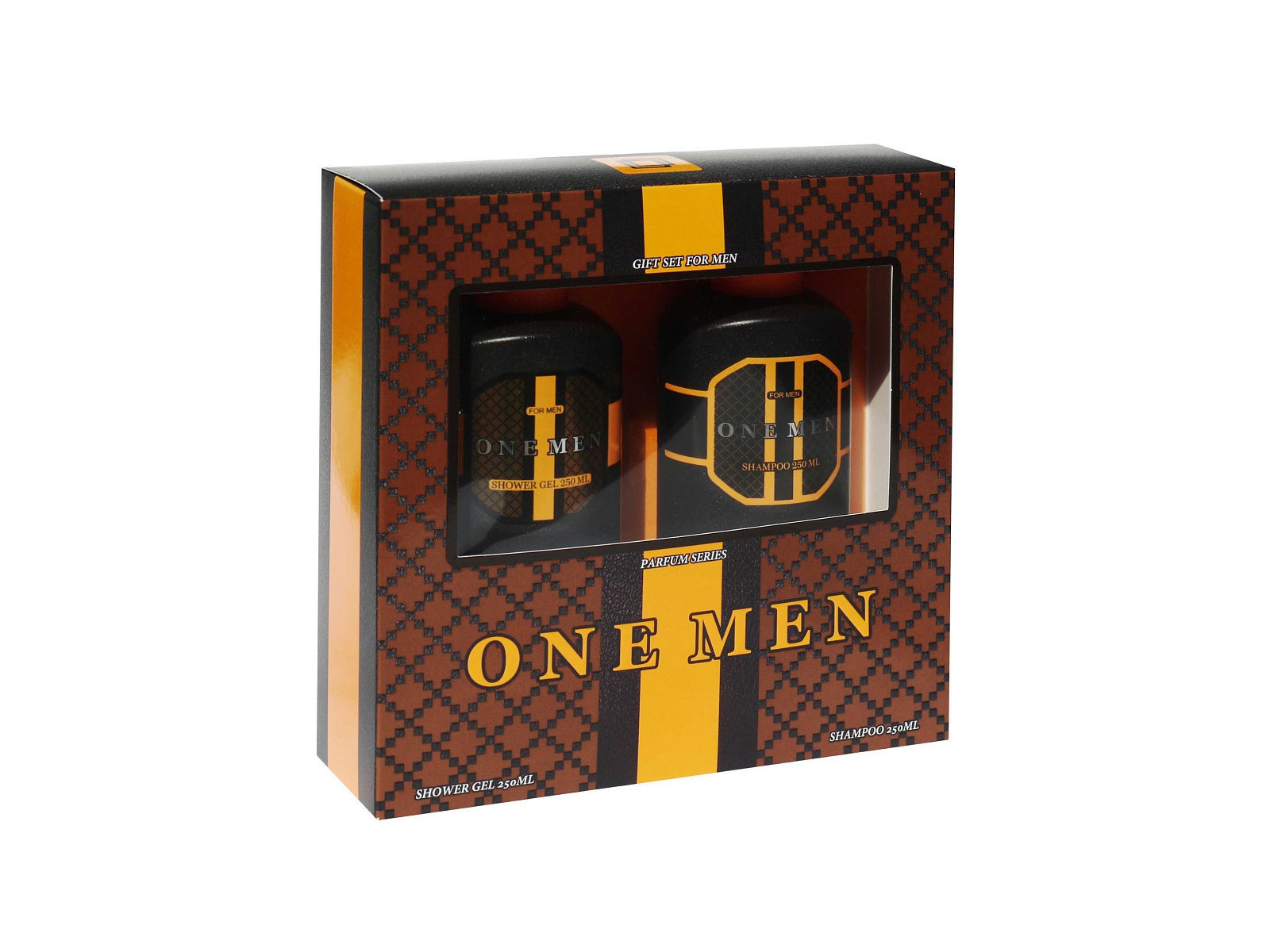 Набор подарочный One men (шампунь 250мл.+гель для душа250мл.) мужской *10