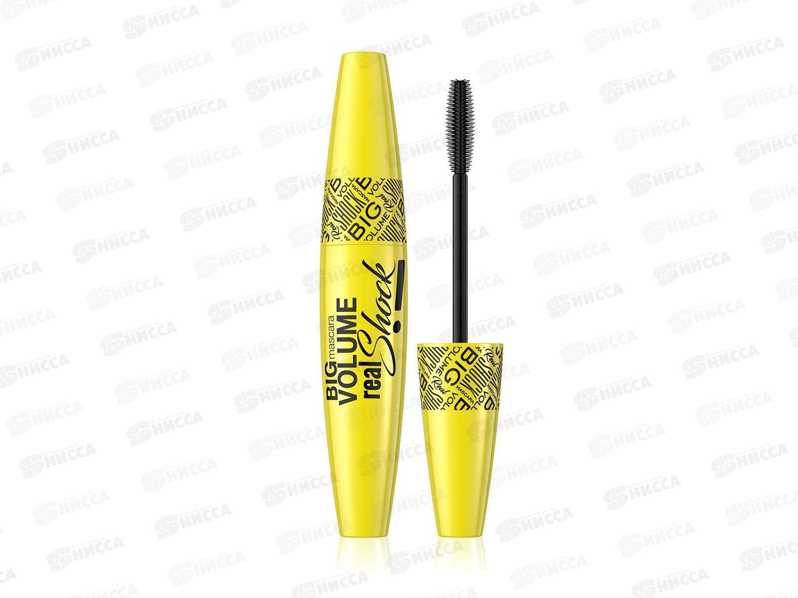 Тушь EVELINE Big Volume Real Shock 10мл объем