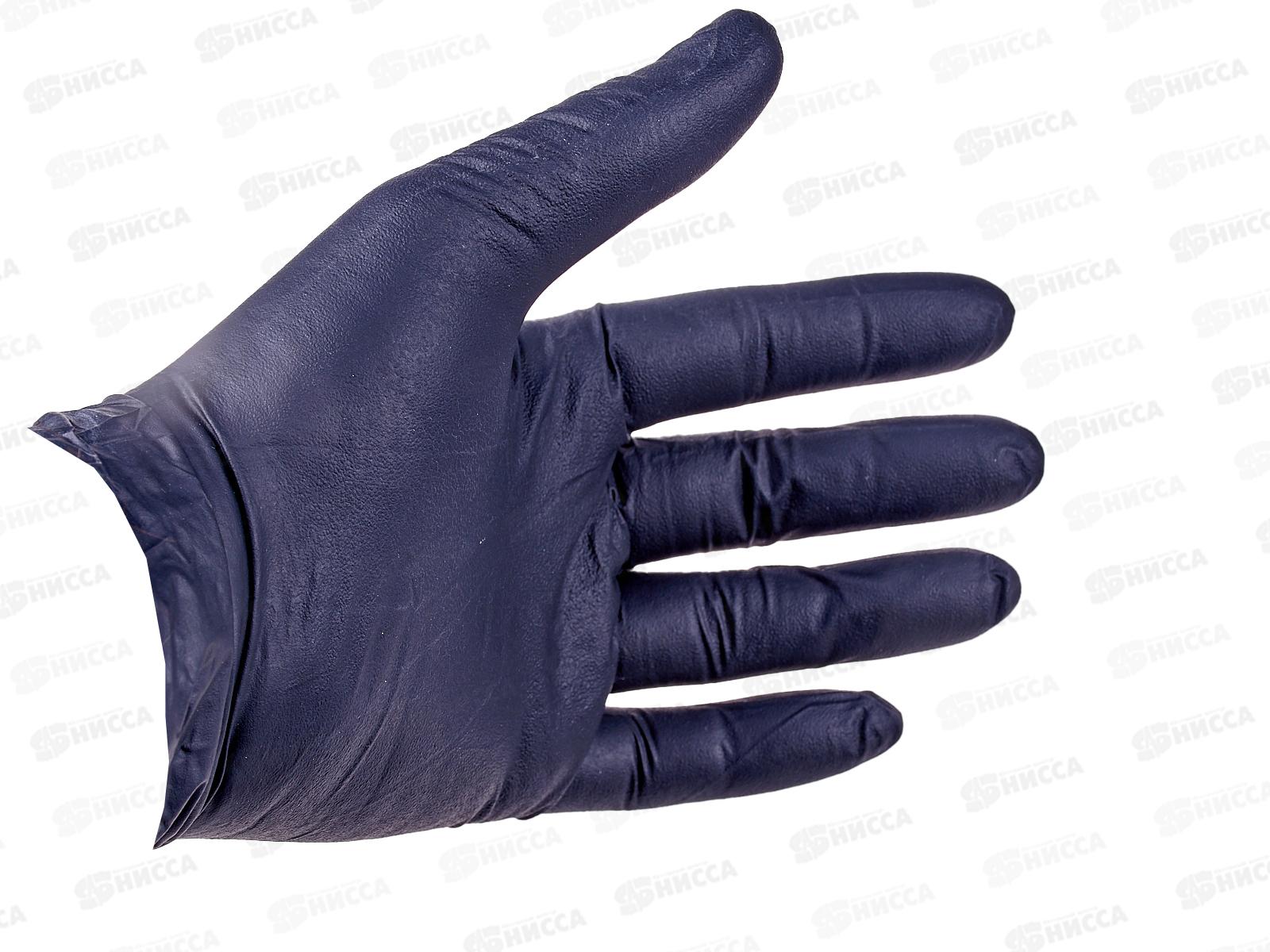 Перчатки Nitri MAX, нитриловые Чёрные 4г р.M *1(50пар) 784 Марка