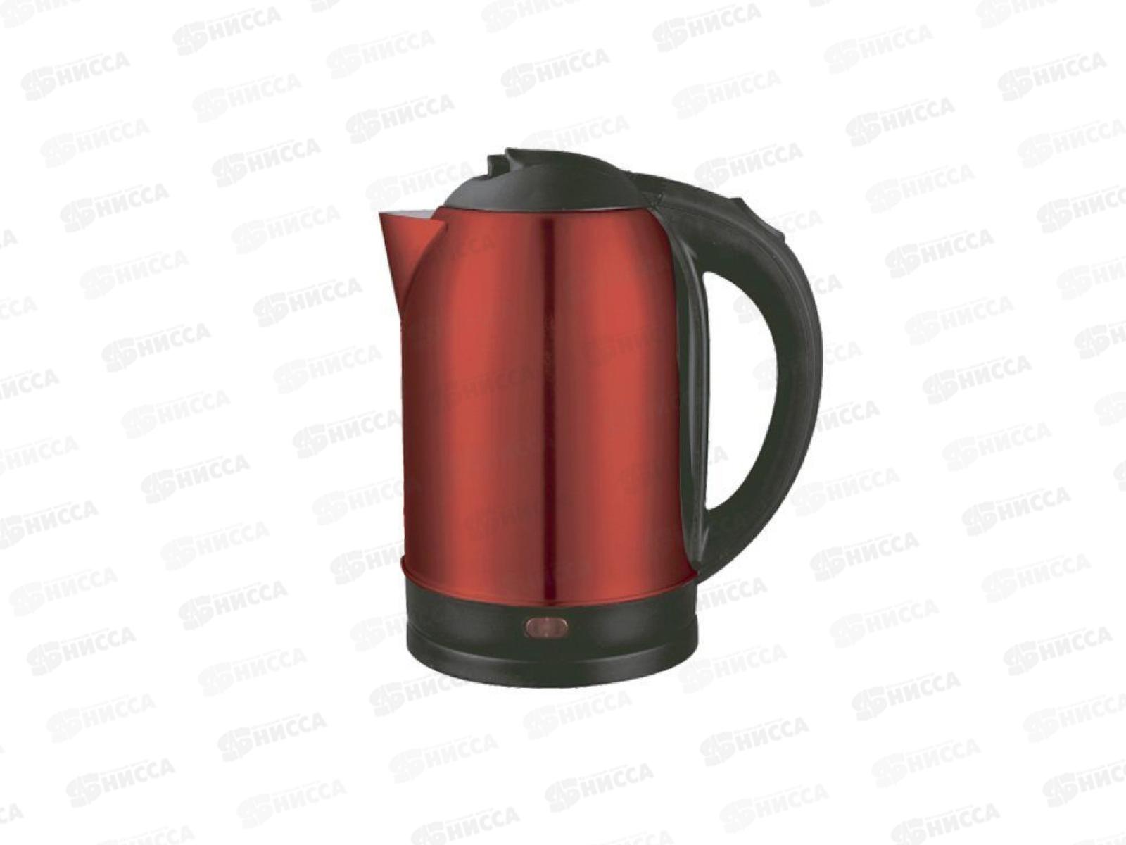 Чайник электрический DO-1233R 1800Вт 2,0л нжк красный Добрыня