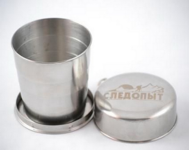 Стакан походный складной средний &quotСледопыт&quot 150мл PF-CWS-P24