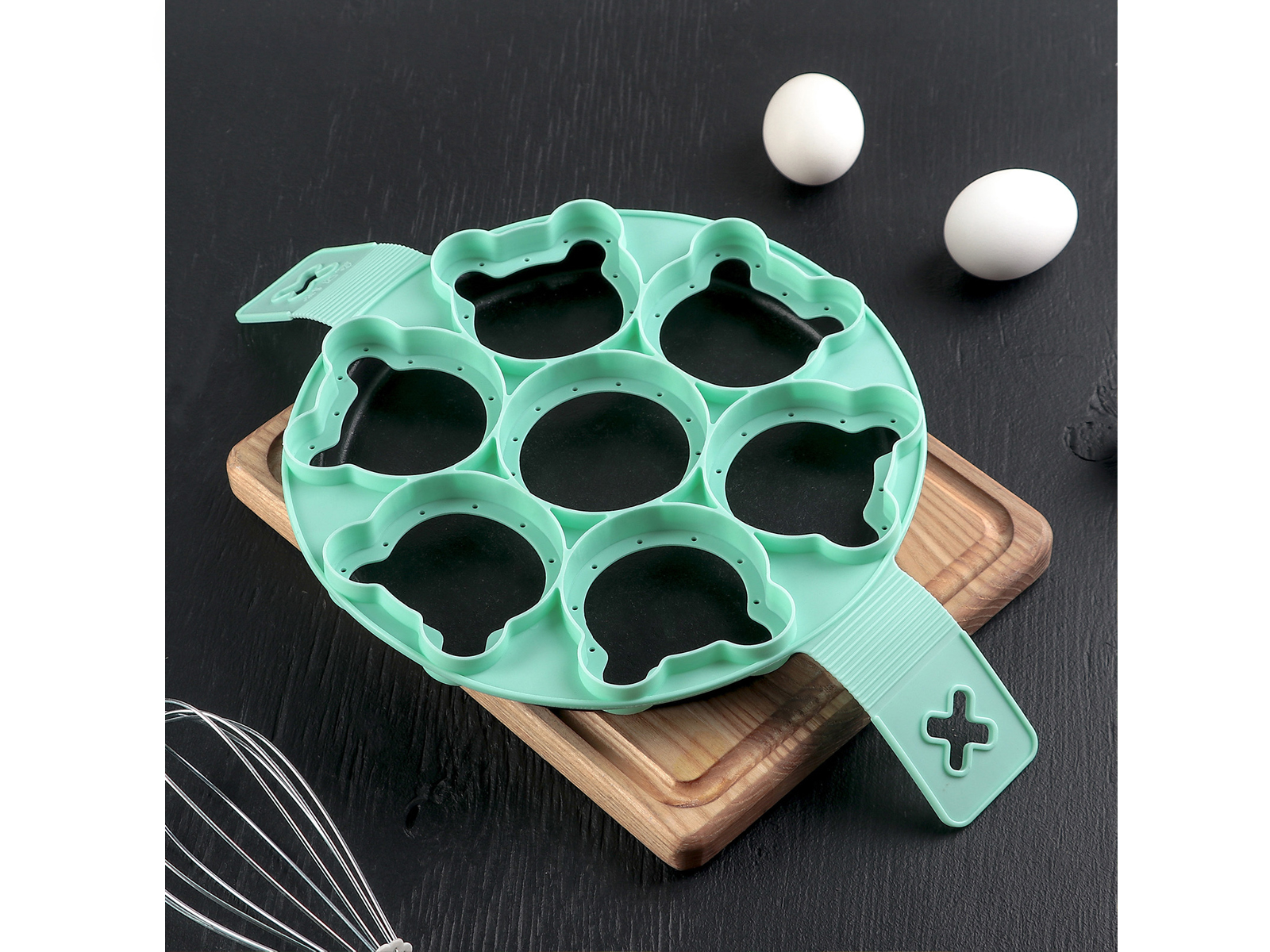 Форма для яичницы и блинов "Ози. Мишка" 39,5*23*1,5см микс 4597455