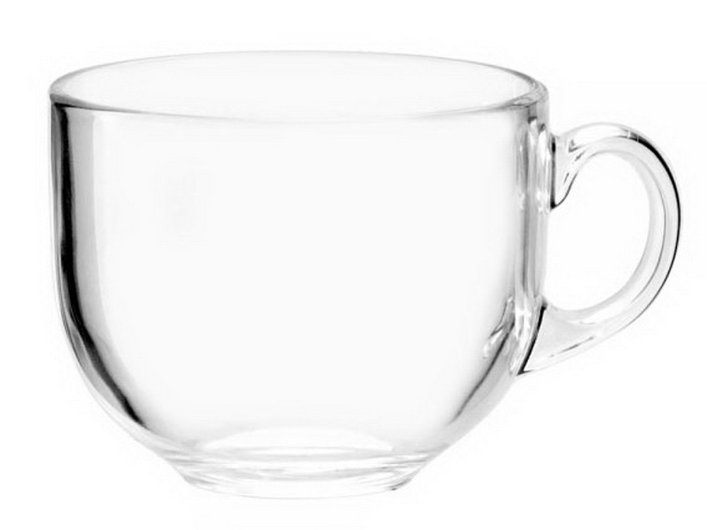 Кружка 500мл Джамбо(Бульонница) прозрачная H8503