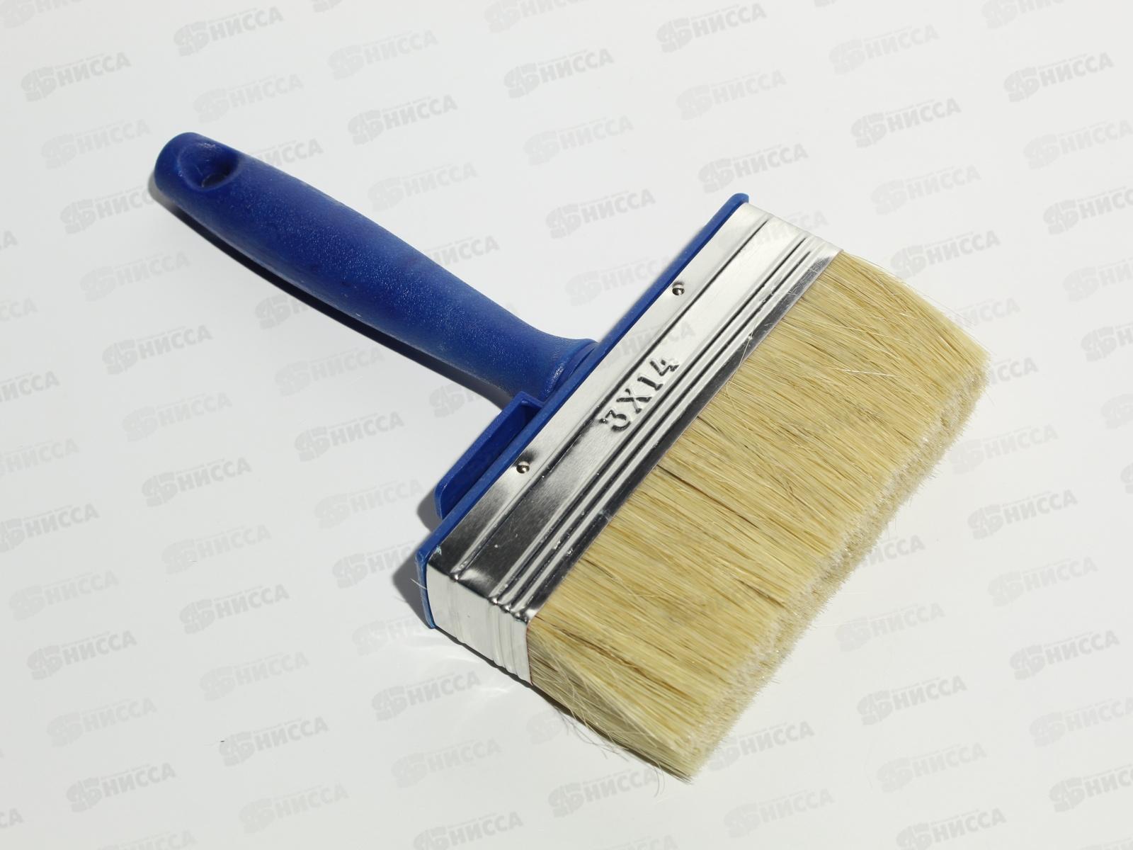 Кисть побелочная, темно синяя ручка, 140x30 мм, AL-4630  *6