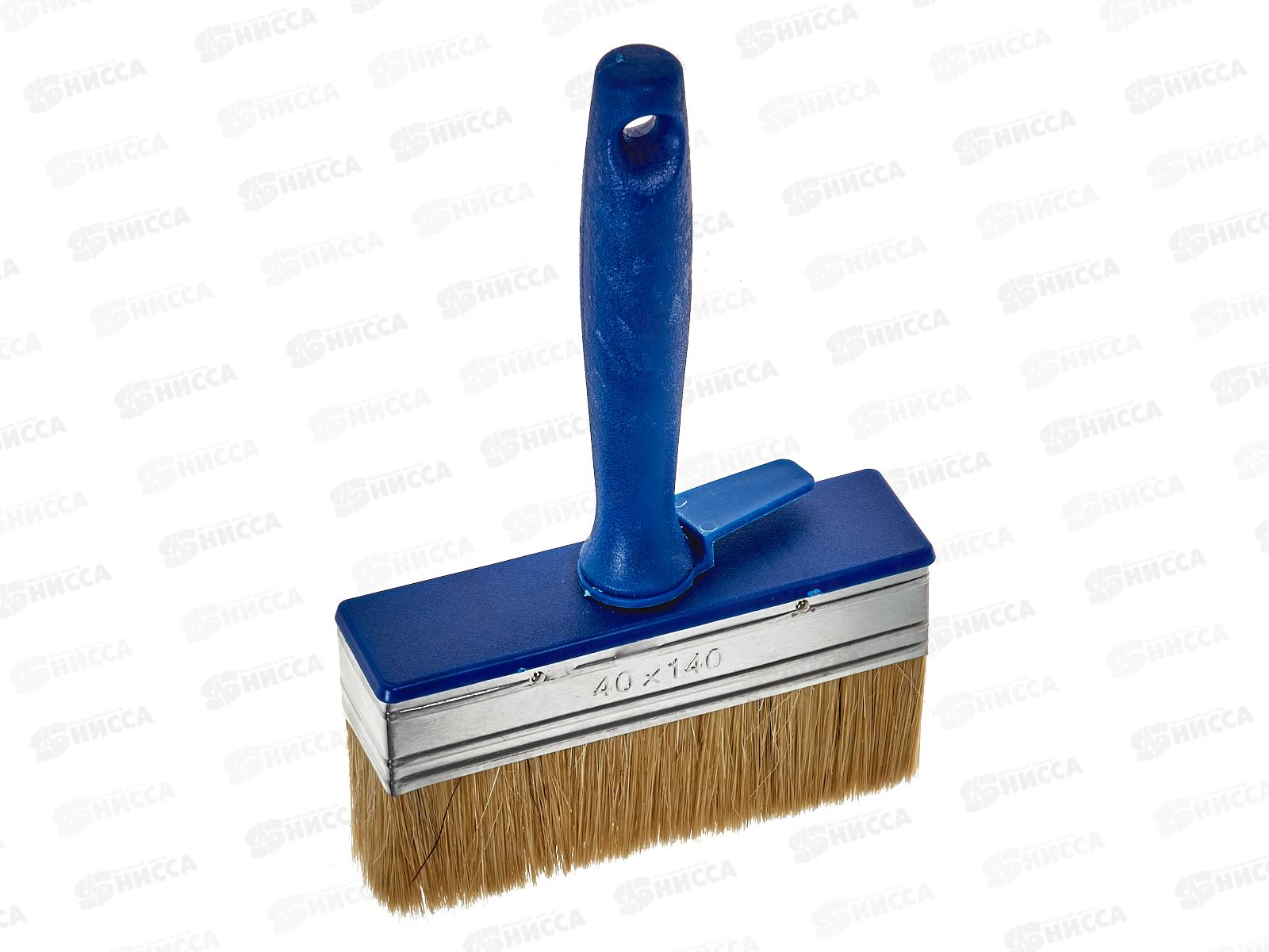 Кисть побелочная, темно синяя ручка, 140x40 мм, AL-4631  *6