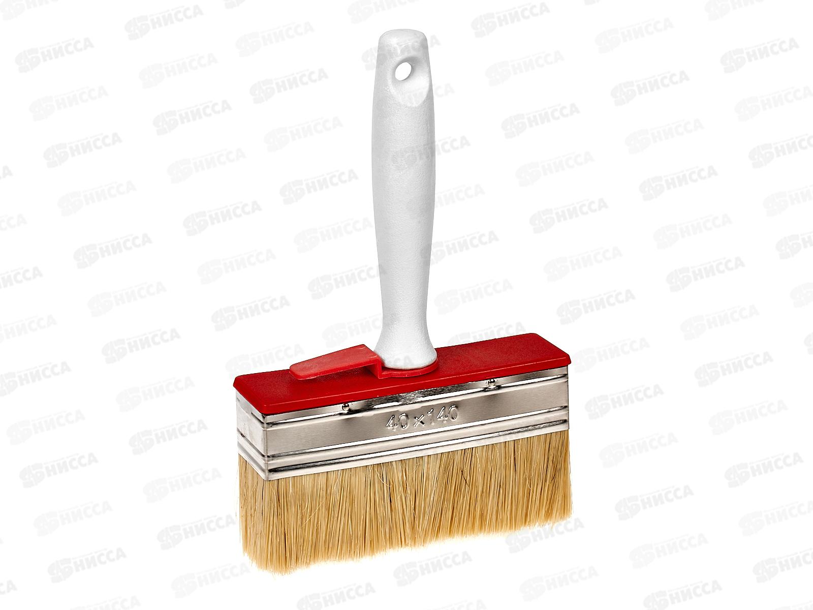 Кисть побелочная, белая ручка, 140x40 мм, AL-4619  *6