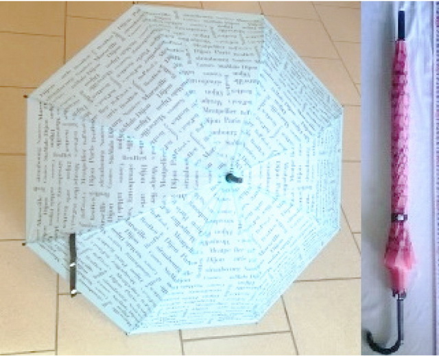 Зонт-трость 87см пластмассовая ручка полимер (044745)  *100 Ж