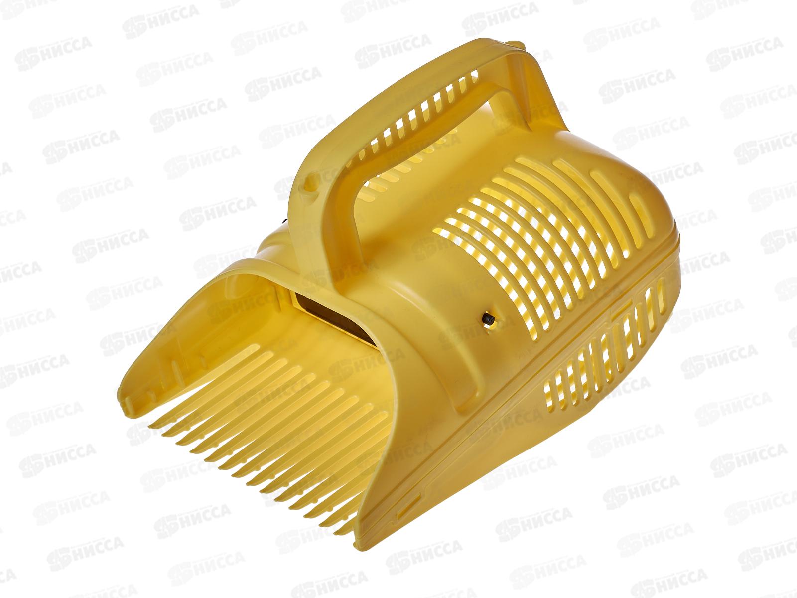 Плодосъёмник с заслонкой Жук, для сбора черники, брусники  удобный захват  бережный сбор ягод   *12