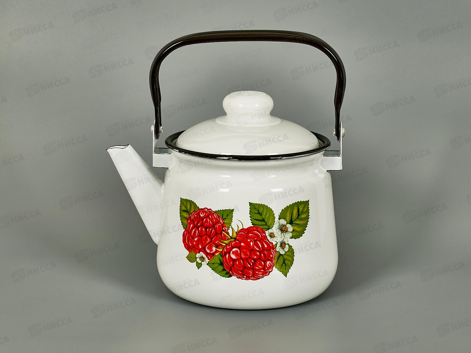 Чайник 2,5л с рисунком. 01-2711/4 Малина  *4