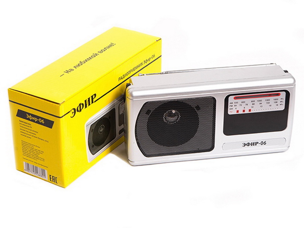 РАДИОПРИЕМНИК Эфир-06 (FM, 2*D, 220В)
