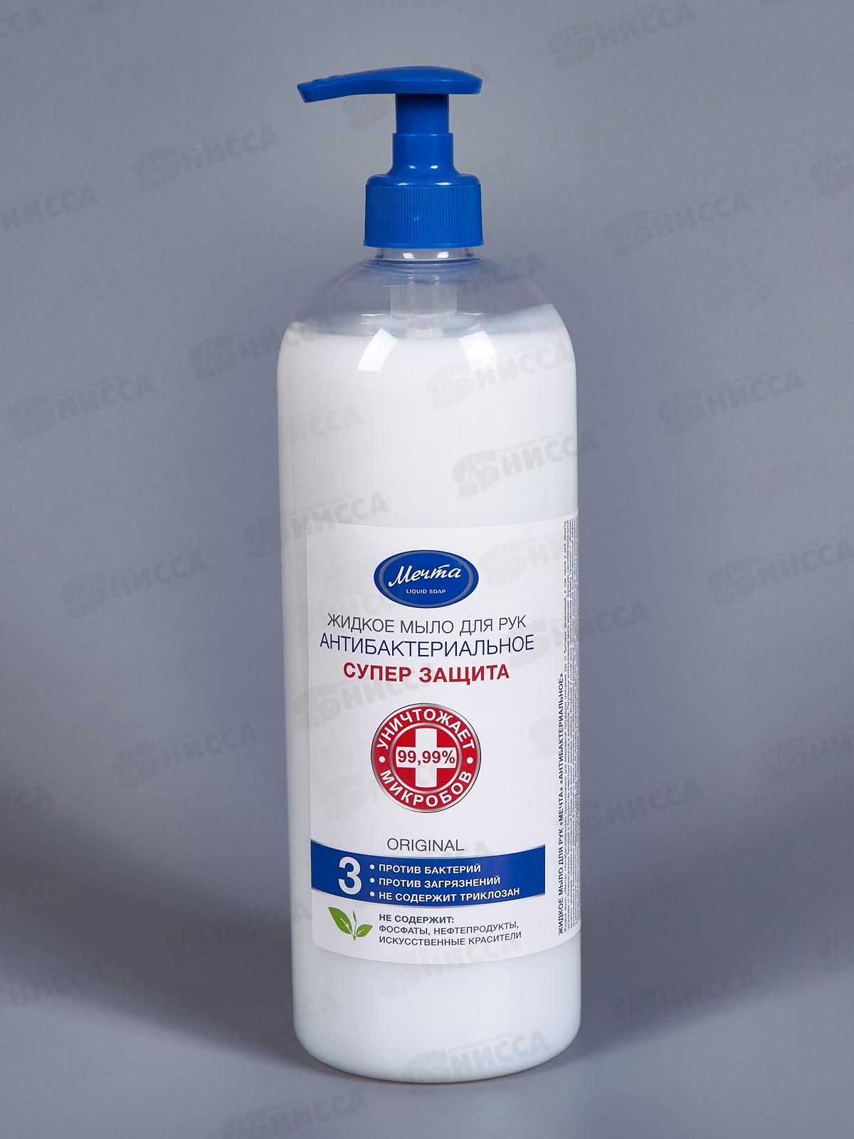 МЕЧТА жидкое мыло Антибактериальное 1000мл  *6  009-015