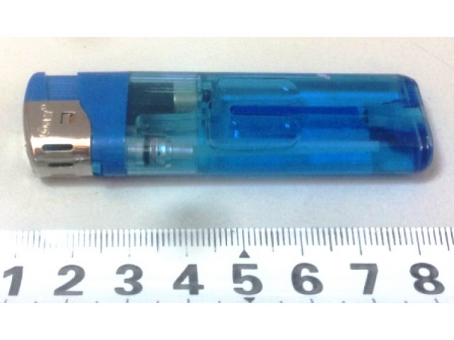 Зажигалка Oney L-001 пьезо прозрачная (054117) *50