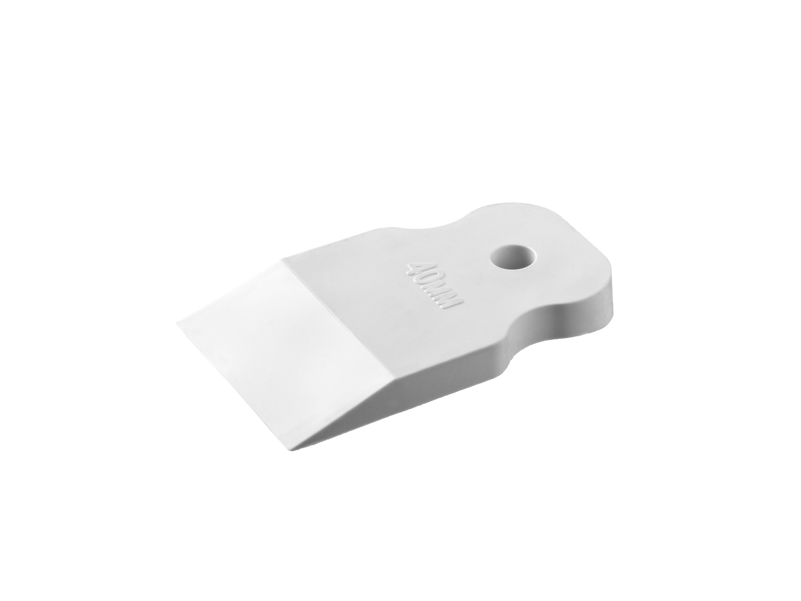 Шпатель резиновый 40мм белый 3080069 *5