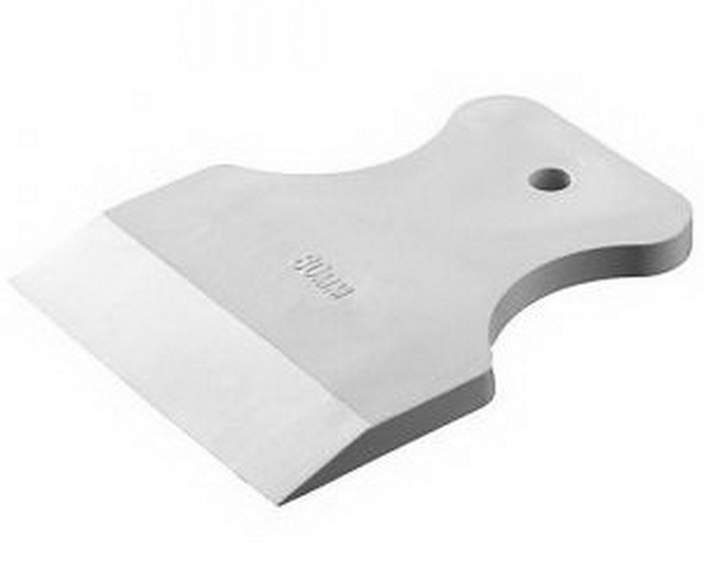 Шпатель резина 80мм белый 3080089 *5