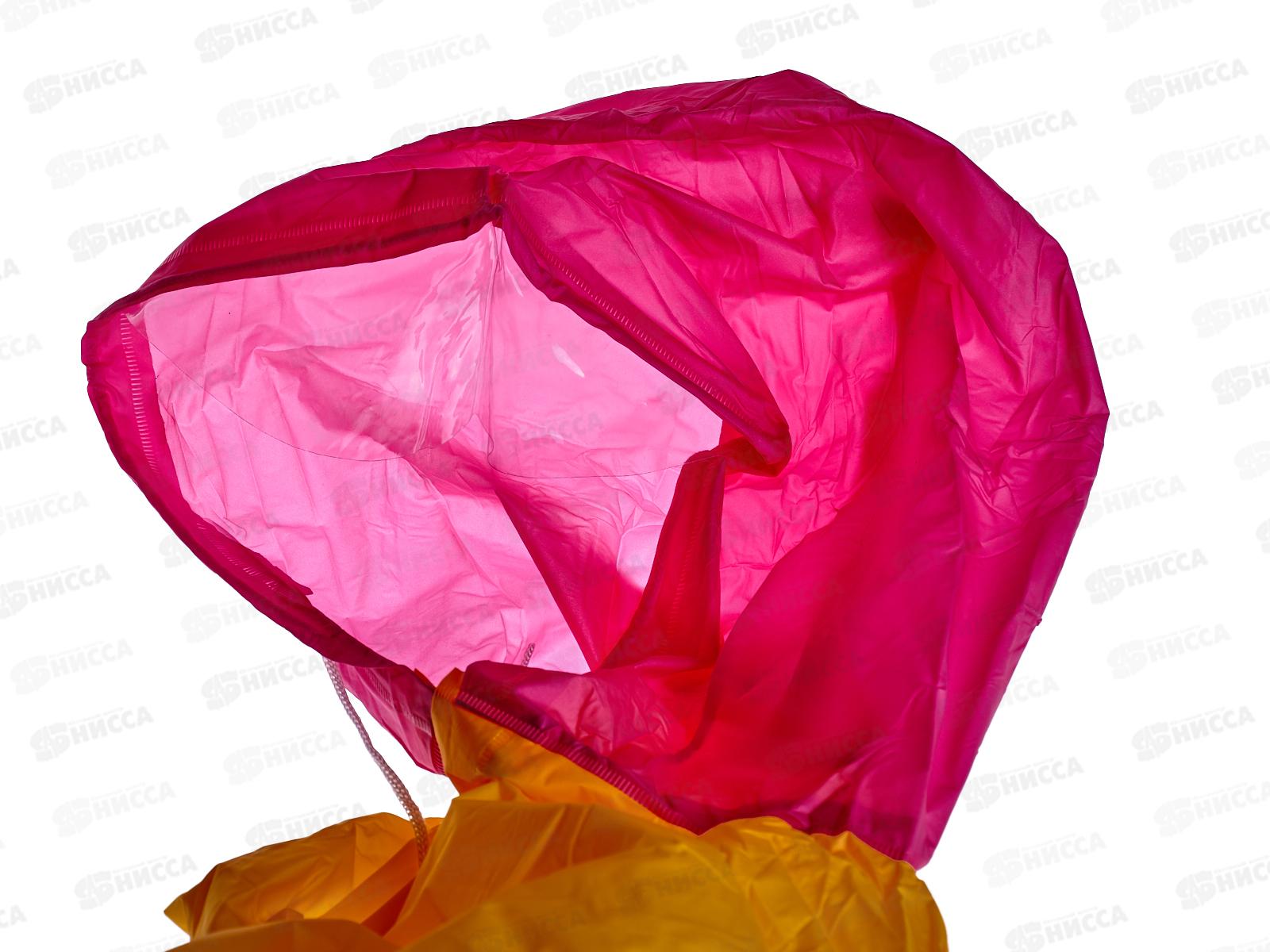 Дождевик детский с капюшоном в сумке 90см (034808) *100