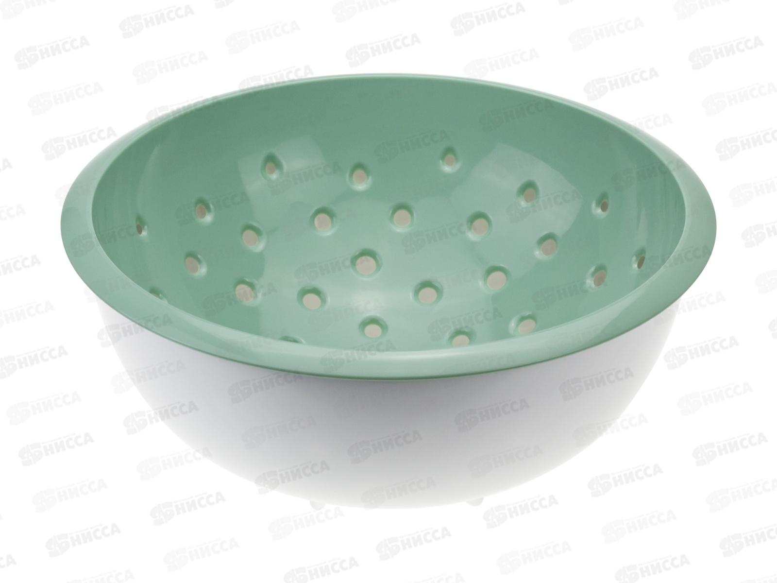 Дуршлаг с миской 2л Фисташковый М1134 *13