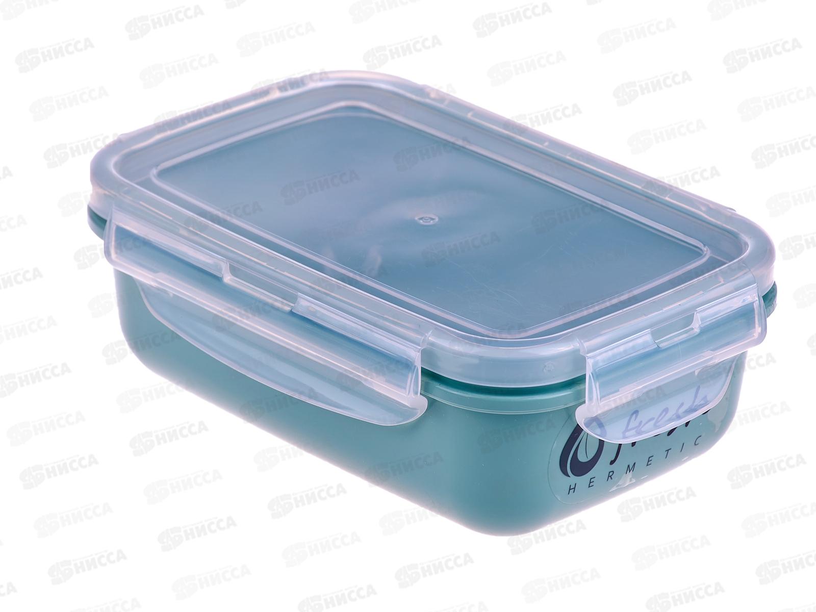 Емкость для продуктов "ФРЕШ" герметичный 0,4л Фисташковый М1420 *18