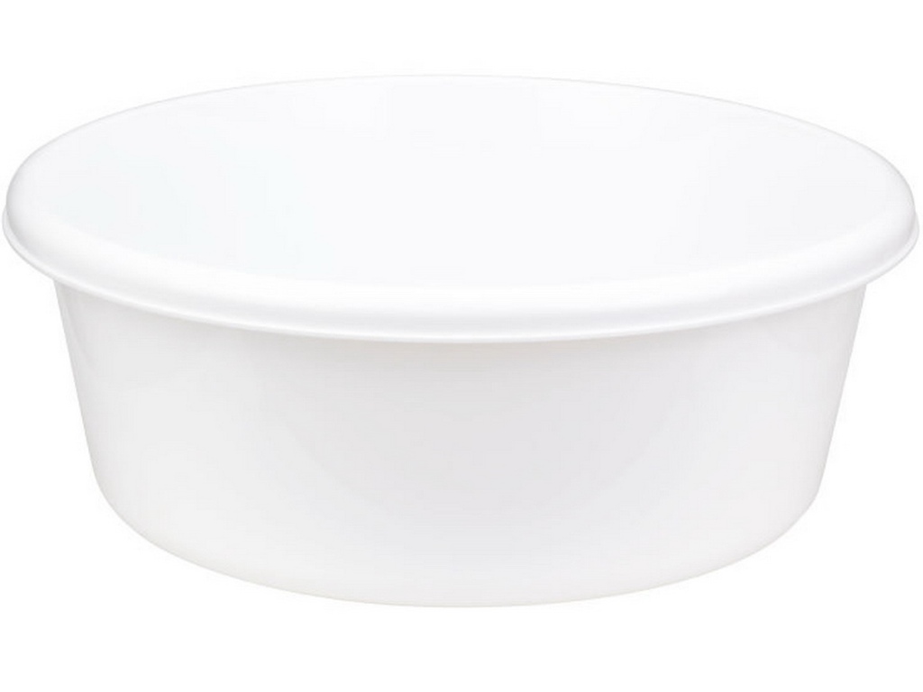 Таз  6л круглый Белый  М2511 *10