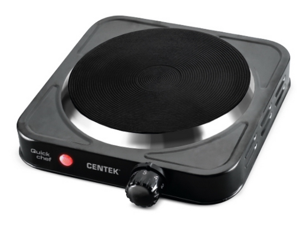 Плита электрическая CT-1506 1 конфорная 155мм 1000Вт черная