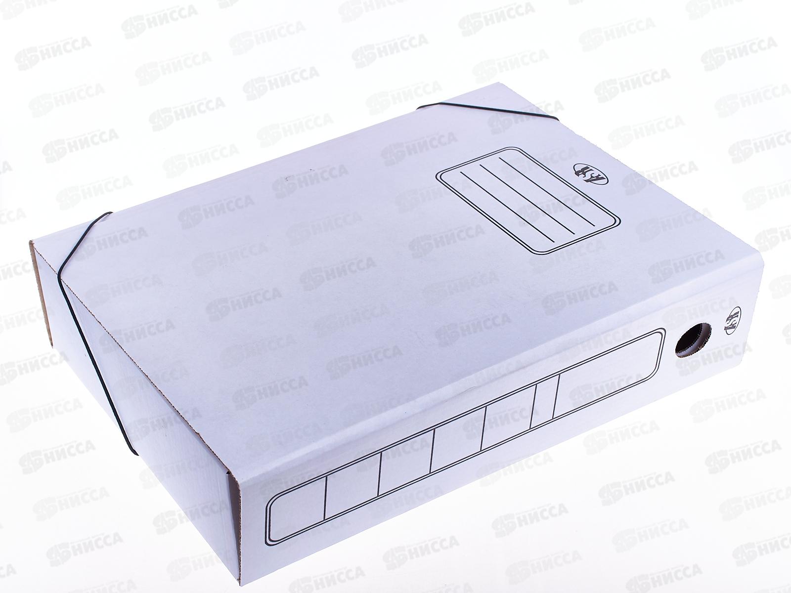 Папка архивная 7.5см с завязками Союзбланкиздат белая 7102*50