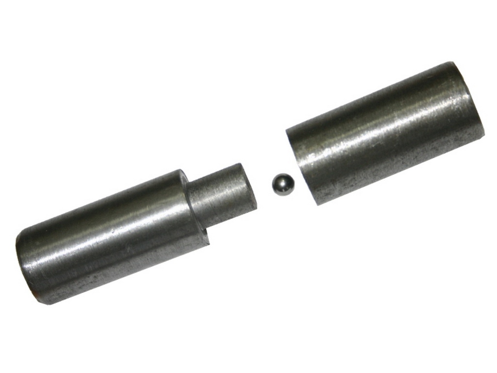 Петля гаражная d:28мм L=130мм с шариком *12