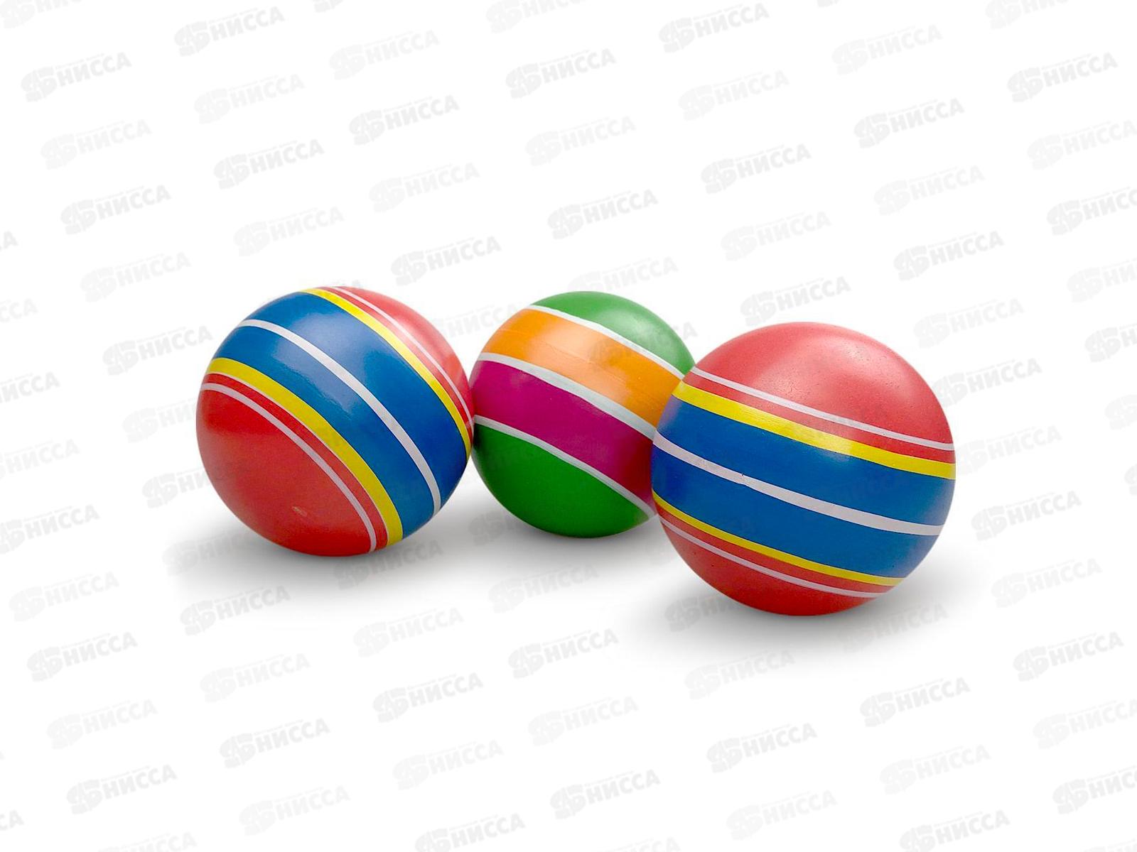 Мяч д.75мм серия "Полосатики" ручное окрашивание Р3-75  *100