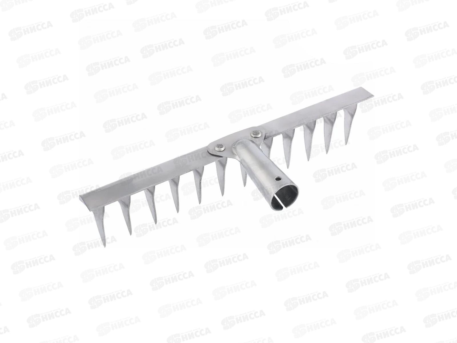 Грабли витые 10-ти зубые, нержавеющая сталь, с черенком 1 сорта, ГВ-10 *10