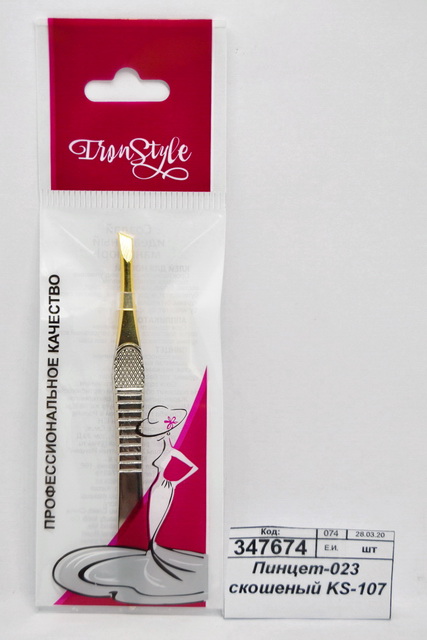 Пинцет-023 скошеный KS-107