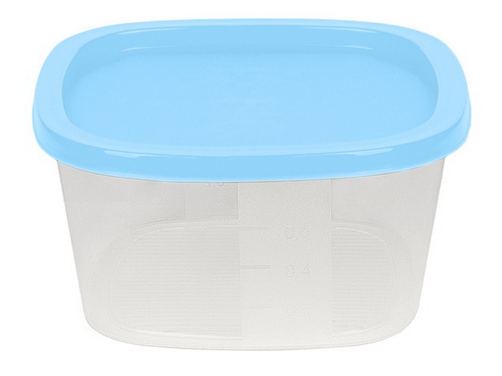 Контейнер СВЧ и заморозки &quotПастель&quot 0,5л квадратный МП *24 ПЦ7235