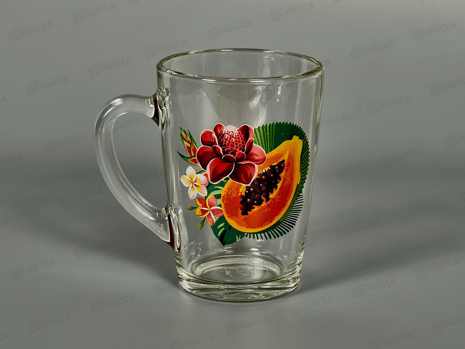 Кружка &quotКапучино&quot (Тропические фрукты) 300см3 *20 1334