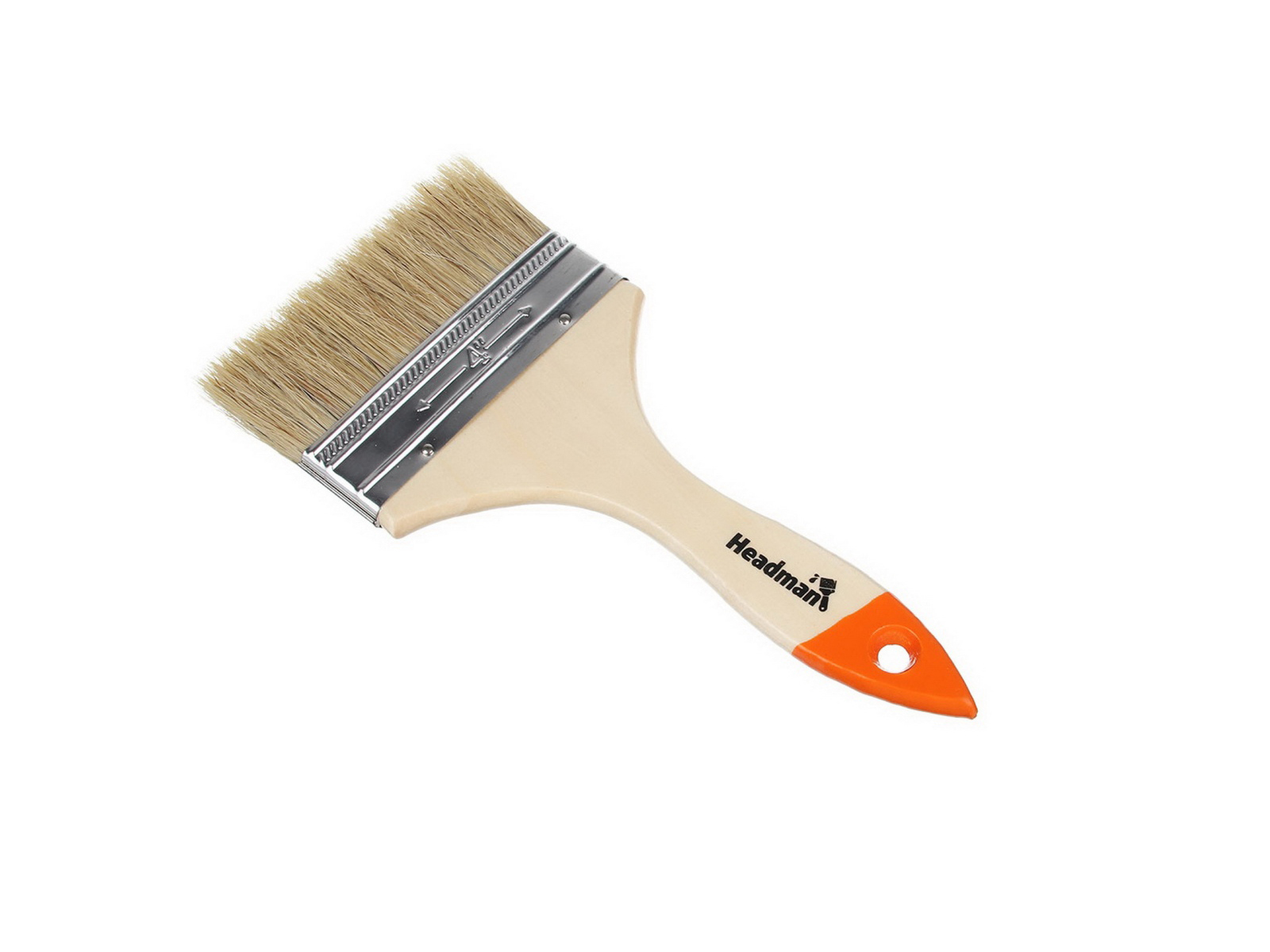 Кисть малярная Headman &quotБейсик&quot 4&quot натуральная щетина 100мм 682-007 г *12
