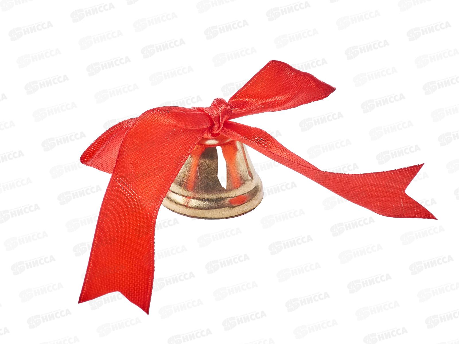 Колокольчик с красным бантом 2,6см 2778152 *5