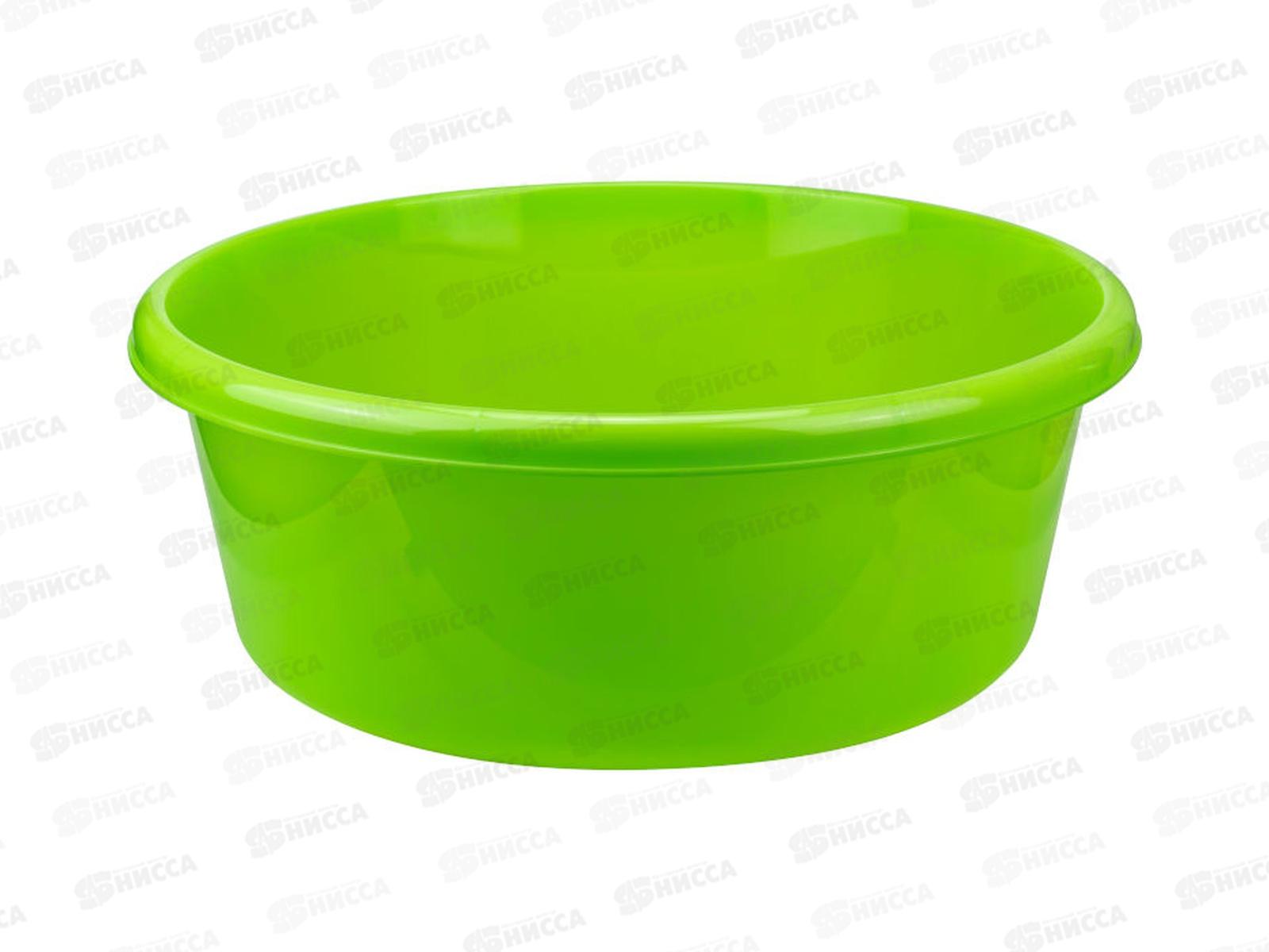 Таз  14л круглый Ярко-зеленый  2514М *10